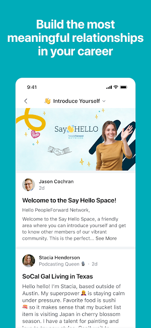 PeopleForward Network Screenshot 0