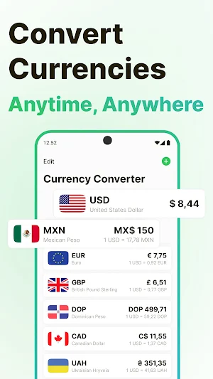 Currency Converter App Moneta Screenshot 0
