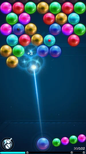 Bubble Shooter - magnetic balls free Screenshot 1