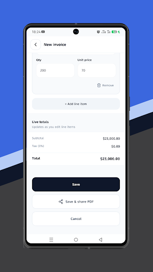 BillbAce: Invoices & Estimates Screenshot 2