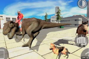 Dinosaur indian bike driving Screenshot 1