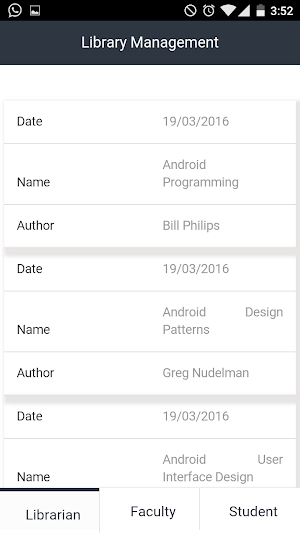 Library Management Screenshot 1