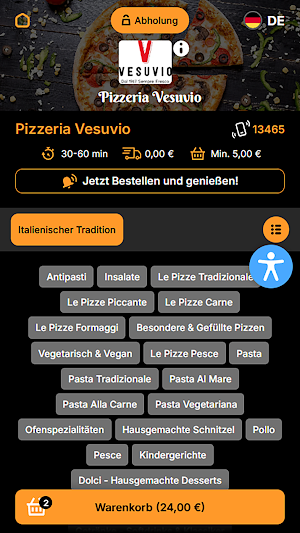 Pizza Service Vesuvio Bochum Screenshot 1