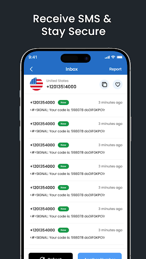 FreePhone.io: Temporary Number Screenshot 1