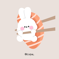카카오톡 테마 - 연어초밥 바니
