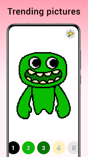 Coloring by Number - Pixel Art Screenshot 2