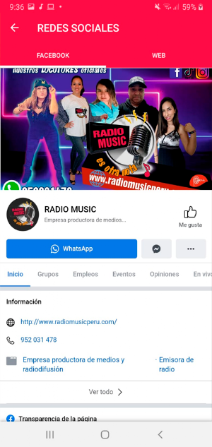 RADIO MUSIC PERU Screenshot 3