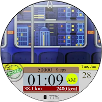 Train Ticket Zuzu Watch face