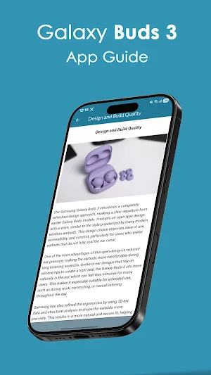 Galaxy Buds 3 App Guide Screenshot 1