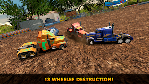 18 Wheeler Truck Crash Derby − Truckers Demolition Screenshot 0