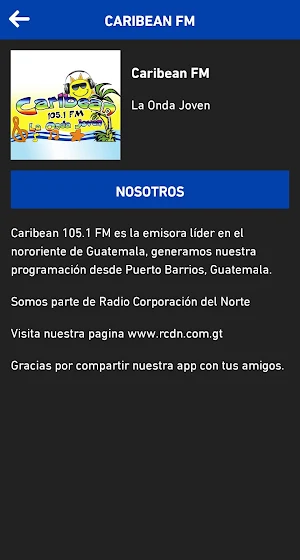 Caribean FM Screenshot 1