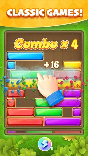 Garden Cube Dropuzzle2:Help it Screenshot 2