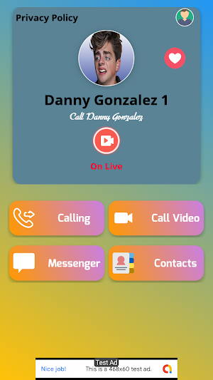 DANNY GONZALIZ FAKE CALL PRANK Screenshot 0