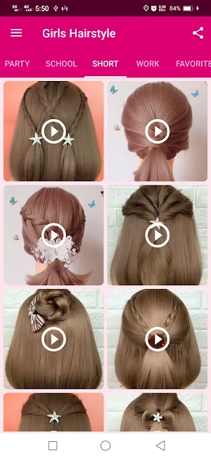 Girls Hairstyle Step By Step Screenshot 3