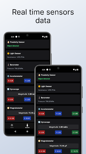 Device Sensors Info Screenshot 1