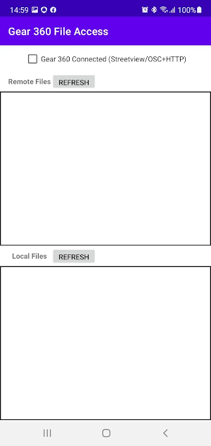 Gear 360 File Access Pro Screenshot 1