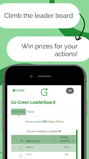 Go Green: Green Rewards Screenshot 2