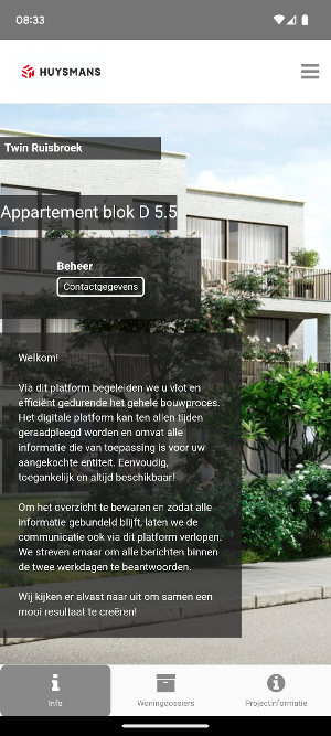 Bouwwerken Huysmans Screenshot 1