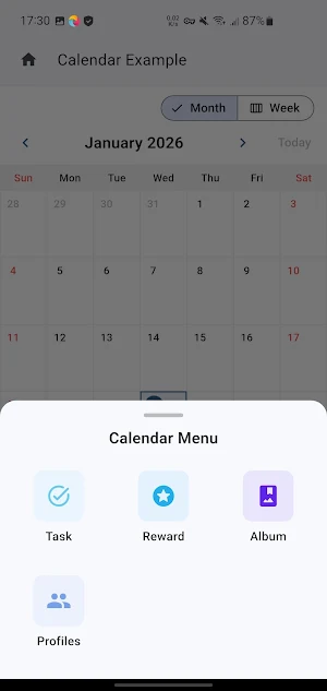 MWE Calendar Screenshot 0
