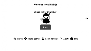 Gold Ninja - Collector game Screenshot 0