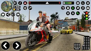 Bike Taxi Driving Simulator 3D Screenshot 3