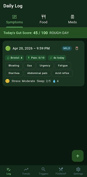 IBS & Gut Health Scanner Screenshot 0