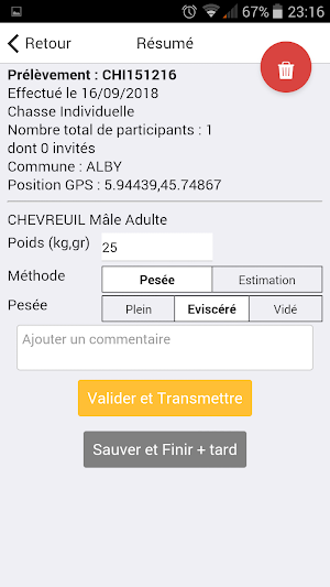 Geochasse Geoxys Screenshot 3
