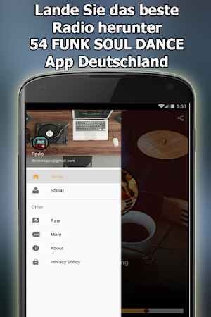 Radio 54 FUNK SOUL DANCE Online Deutschland Screenshot 2