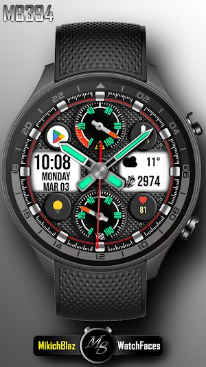 Hybrid Watch Face MB394 Screenshot 0