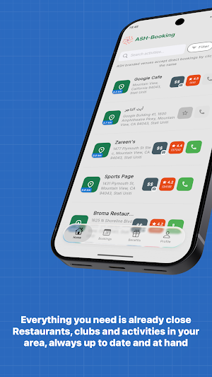 ASH-Booking Screenshot 1