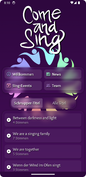 Come & Sing Screenshot 0