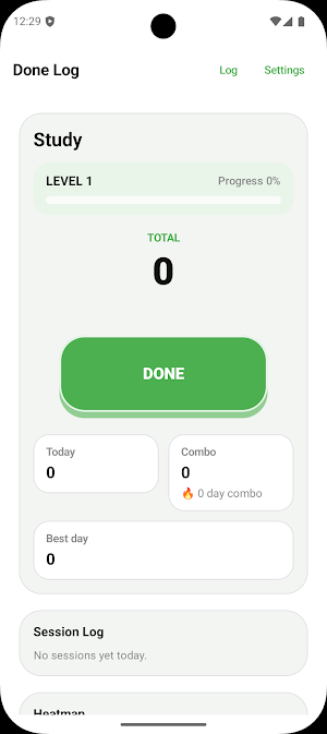 DoneLog – Simple Habit Tracker Screenshot 0