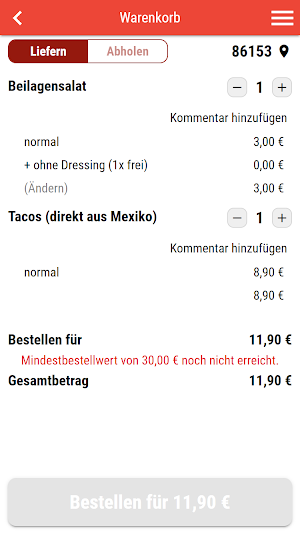 Hawaii Pizza Gersthofen Screenshot 1