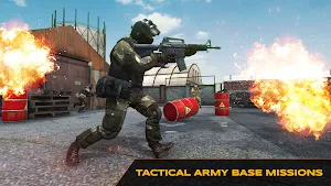 FPS Shooting Commando Warfare: Secret Mission game Screenshot 0