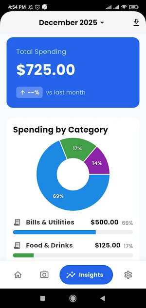 ExpenseMind Screenshot 1