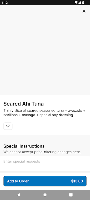 Blue Koi Sushi Screenshot 2