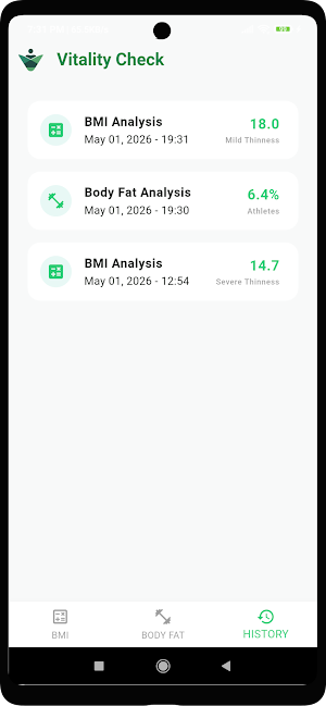 Vitality Check Screenshot 3