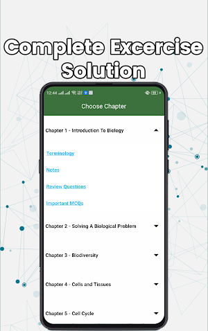 Biology 9th Class Exercise Solution Screenshot 2