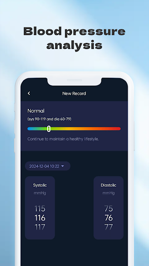 Blood Pressure Monitor Screenshot 1
