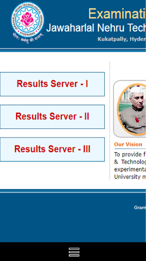 JNTUH Results Screenshot 0
