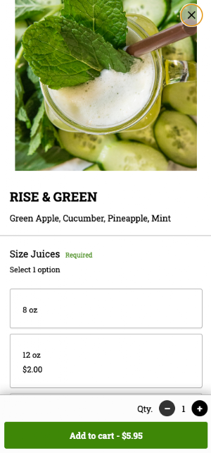 Juicery Harlem Screenshot 1