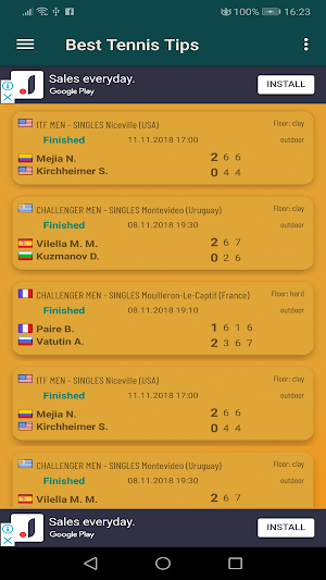Best  Tennis Tips Screenshot 0