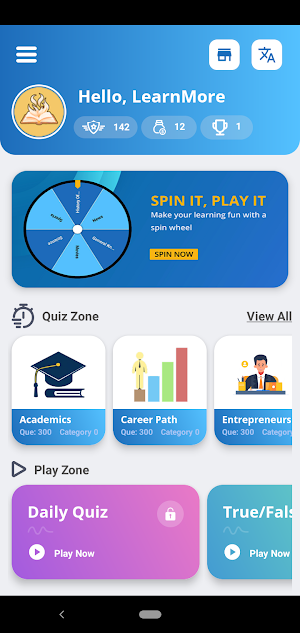 LearnMore - Life Skills Quiz Screenshot 0