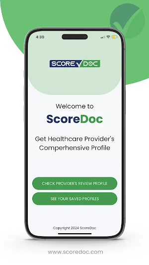 ScoreDoc: Doctor Reviews Screenshot 1