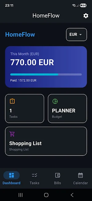 HomeFlow Screenshot 1