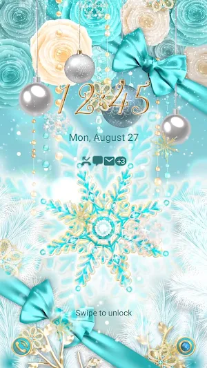 Tiffany Snowflake - Wallpaper Screenshot 1