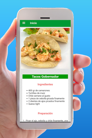 Recetas de Tacos Mexicanos Screenshot 2