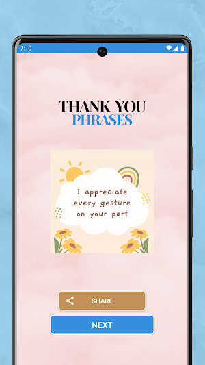 Thank You Phrases Screenshot 0