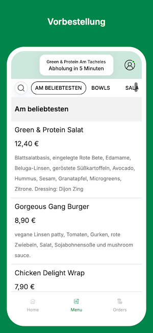 Green & Protein am Tacheles Screenshot 1