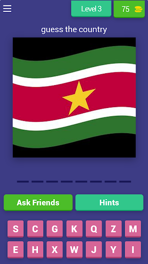 Trivia : Flag Quiz Game Screenshot 3